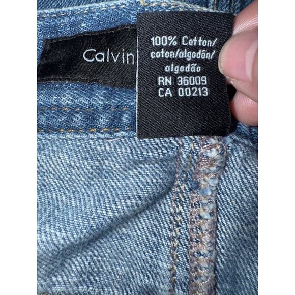 Calvin Klein Jeans Denim Mini Skirt Size 12 Women's - Picture 7 of 9